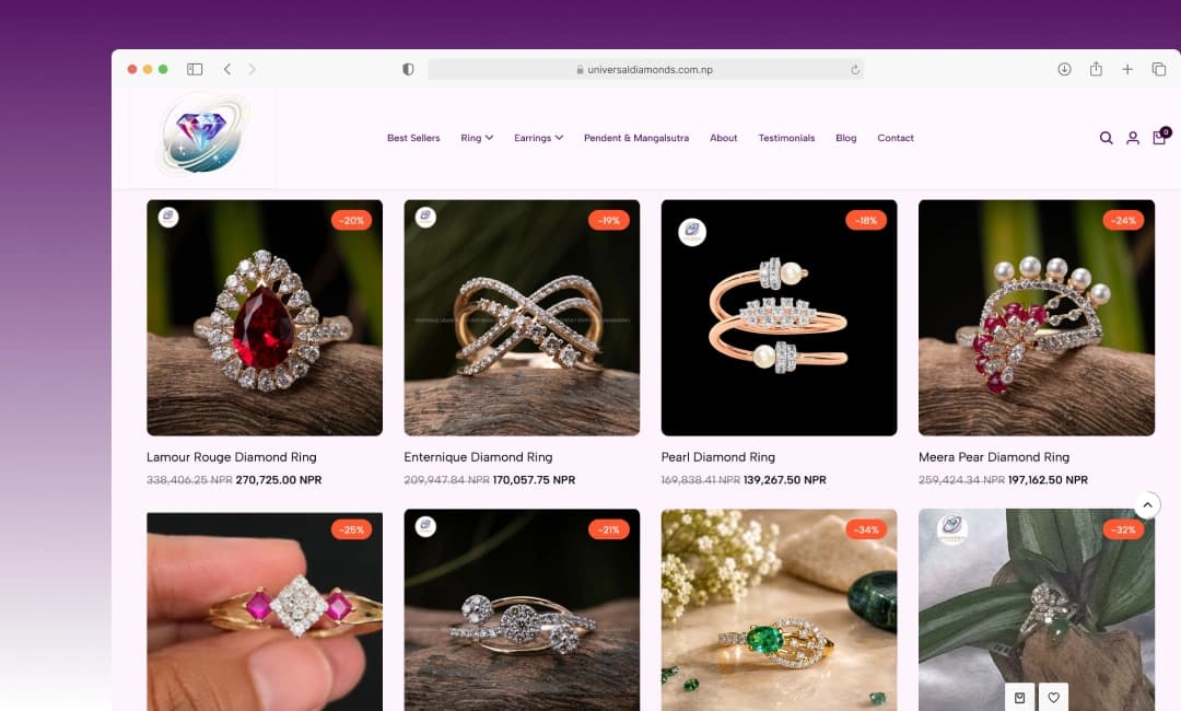 Universal Diamonds