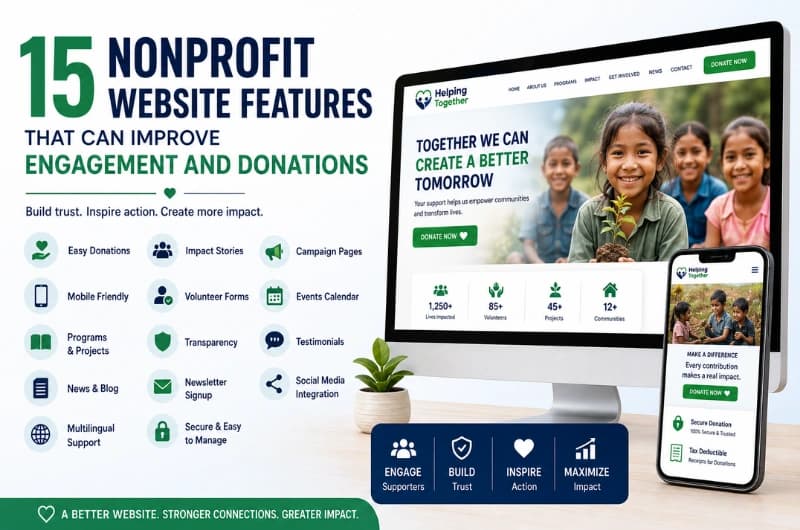 15 Nonprofit Website Features That Can Improve Engagement
