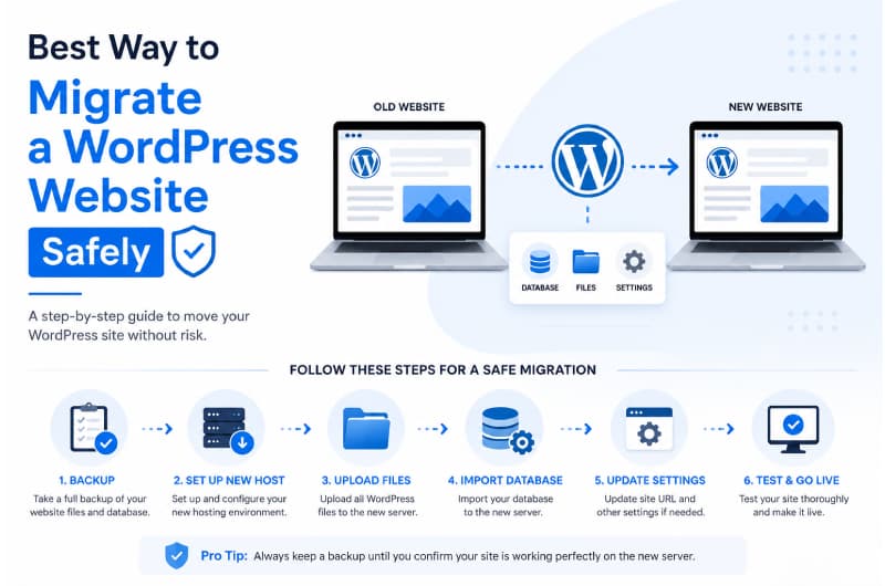 Best Way to Migrate a WordPress Website Safely